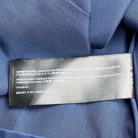 THE FIFTH LABEL Tie Neck Long Sleeve Dress Sz XS Blue - Picture 8 of 8